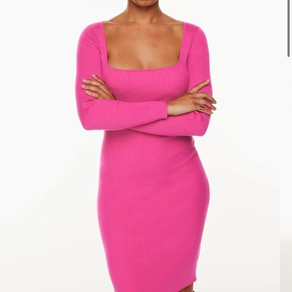 Aritzia Wilfred Instinct pink dress